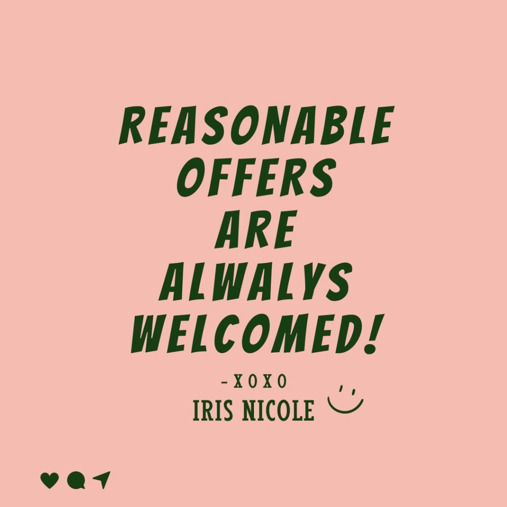 IN‎ by Iris Nicole- Accepting reasonable offers!